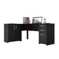 Mesa Office Escrivaninha em L com 2 Portas e 3 Gavetas NT2005 Notável - 5