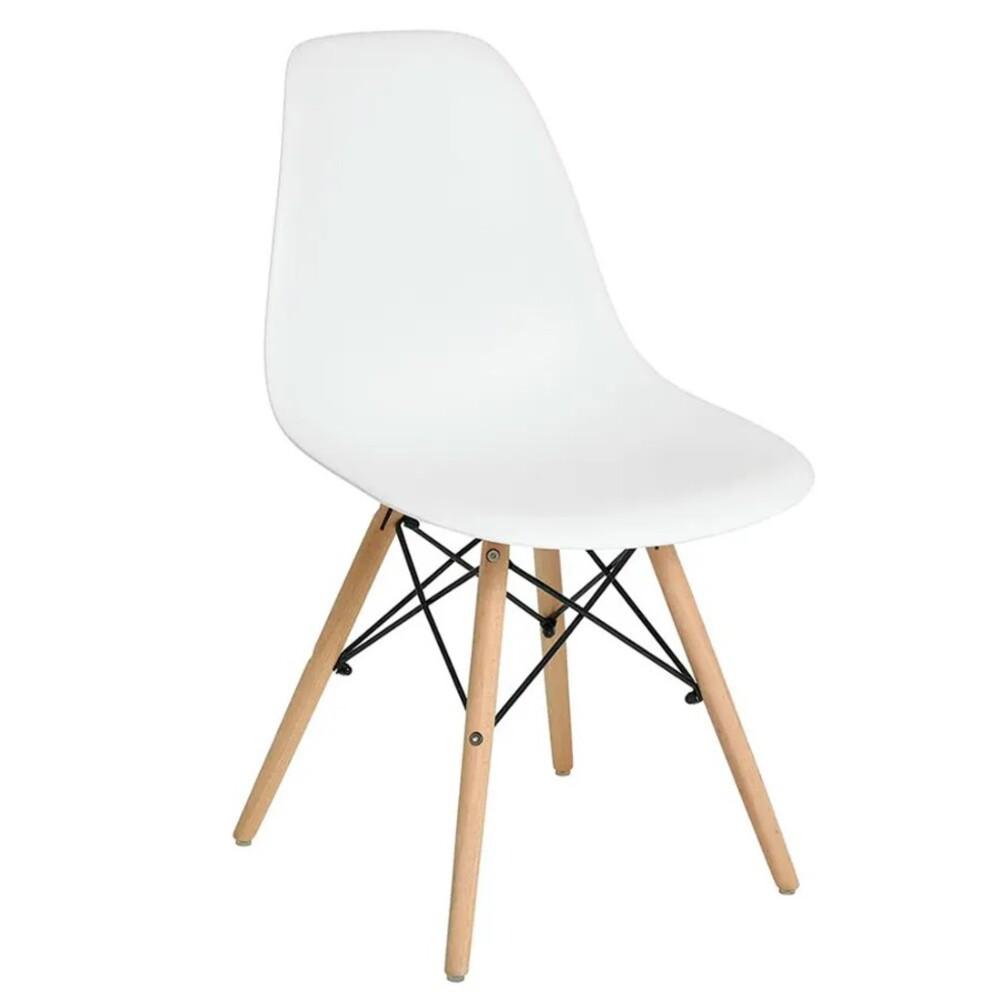 Cadeira Eiffel em Plástico com Pés de Madeira RF1833 Mozaic - 1