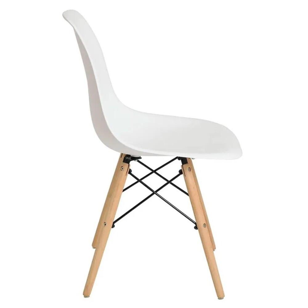 Cadeira Eiffel em Plástico com Pés de Madeira RF1833 Mozaic - 3