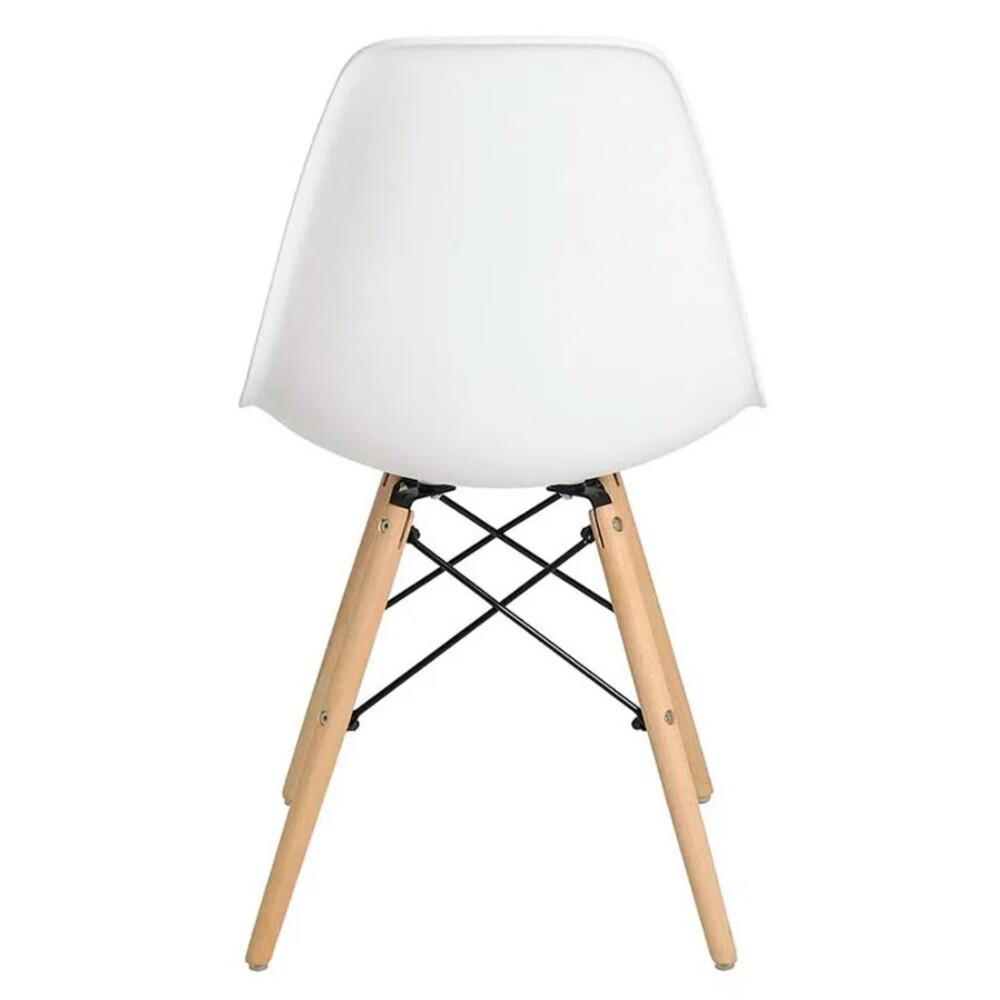 Cadeira Eiffel em Plástico com Pés de Madeira RF1833 Mozaic - 4