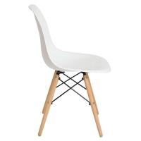 Cadeira Eiffel em Plástico com Pés de Madeira RF1833 Mozaic - 3