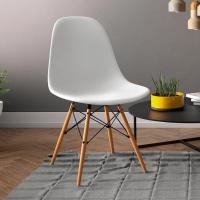 Cadeira Eiffel em Plástico com Pés de Madeira RF1833 Mozaic - 5