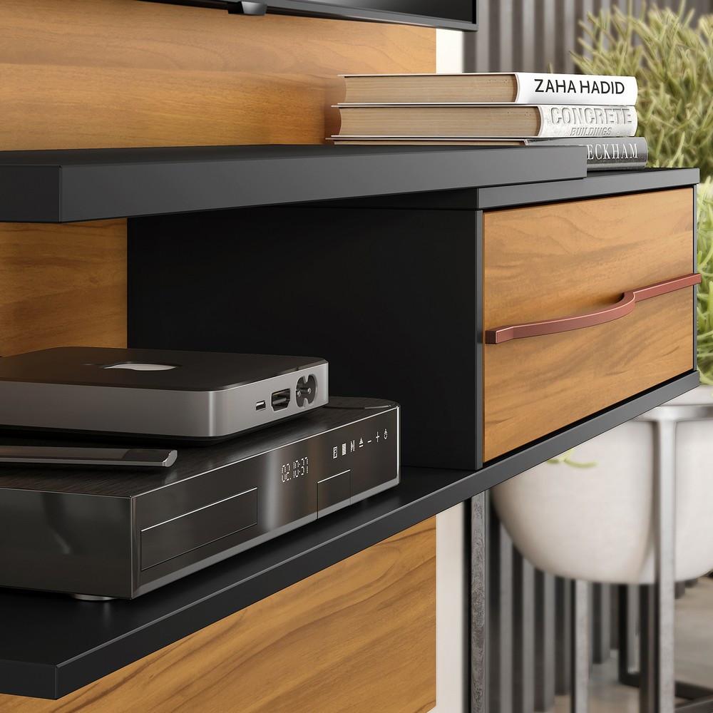 Painel Para Tv Até 60 Polegadas 1 Porta Luz de Led NT1115 Notável - 5