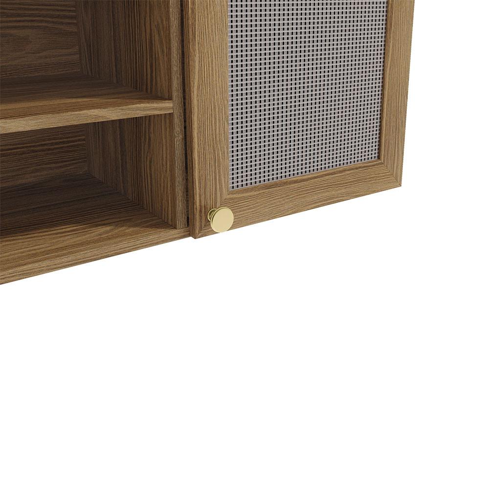 Armário Aéreo Botanic 120cm 2 Portas (1 Porta Com Tela) M635 Kappesberg - 3