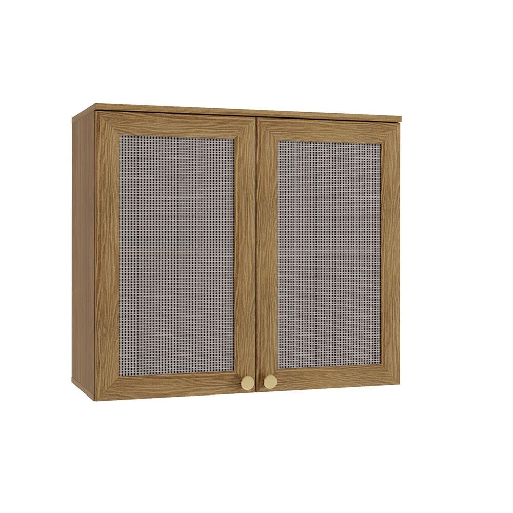 Armário Aéreo Botanic 80cm 2 Portas com Tela M633 Kappesberg - 1