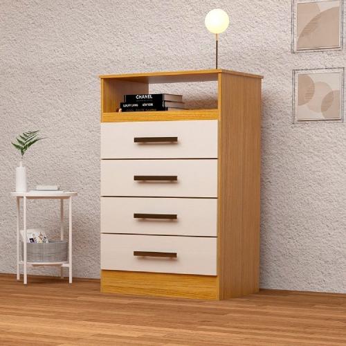 Cômoda Jessica em MDF 4 Gavetas ACP Móveis