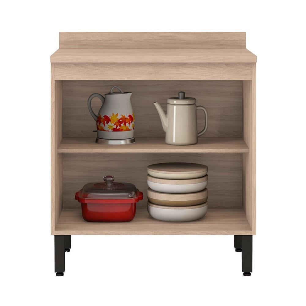 Balcão Firenze 80cm 2 Portas com Tampo 93221 Demóbile - 3