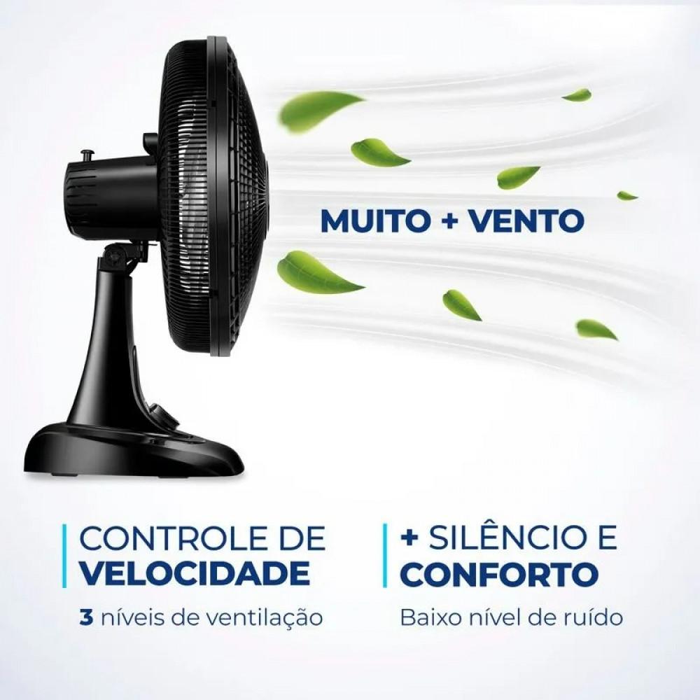 Ventilador de Mesa 40cm Super Power com 6 Pás 140W VSP-40-B Mondial - 2