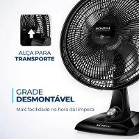 Ventilador de Mesa 40cm Super Power com 6 Pás 140W VSP-40-B Mondial - 5