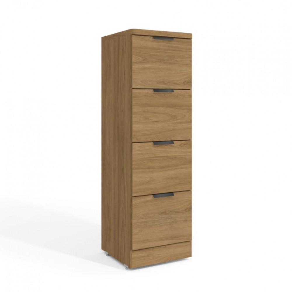 Armário Arquivo Office Versátil 4 Gavetas com Chave 1004A Kappesberg - 1
