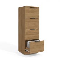 Armário Arquivo Office Versátil 4 Gavetas com Chave 1004A Kappesberg - 2