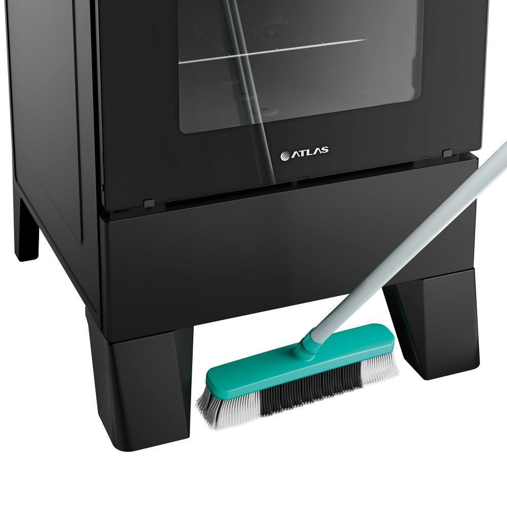 Fogão 4 Bocas com Mesa Inox Milão 30000176 Atlas - 7