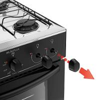 Fogão 4 Bocas com Mesa Inox Milão Plus 30000177 Atlas - 3