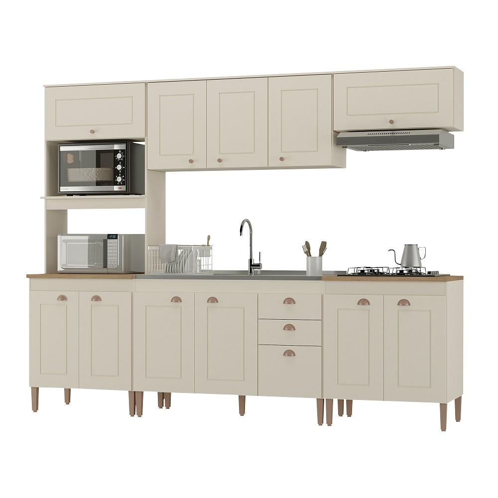 Cozinha Completa Viena com 11 Portas e 3 Gavetas Atualle - 1