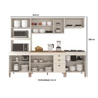 Cozinha Completa Viena com 11 Portas e 3 Gavetas Atualle - 3