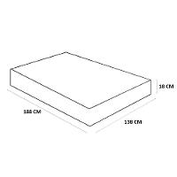 Colchão Casal de Espuma Airtech 100 D33 138X188X18cm Ortobom - 3
