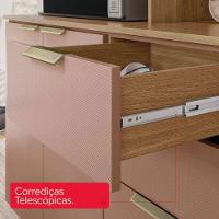 Kit Cozinha Compacta Amora 10 Portas e 2 Gavetas com pés 98221 Demóbile - 5
