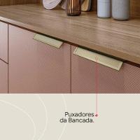 Kit Cozinha Compacta Amora 10 Portas e 2 Gavetas com pés 98221 Demóbile - 6