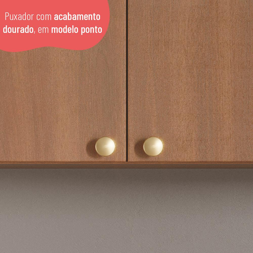 Armário Aéreo 120cm Sálvia 3 Portas 908003 Telasul - 5