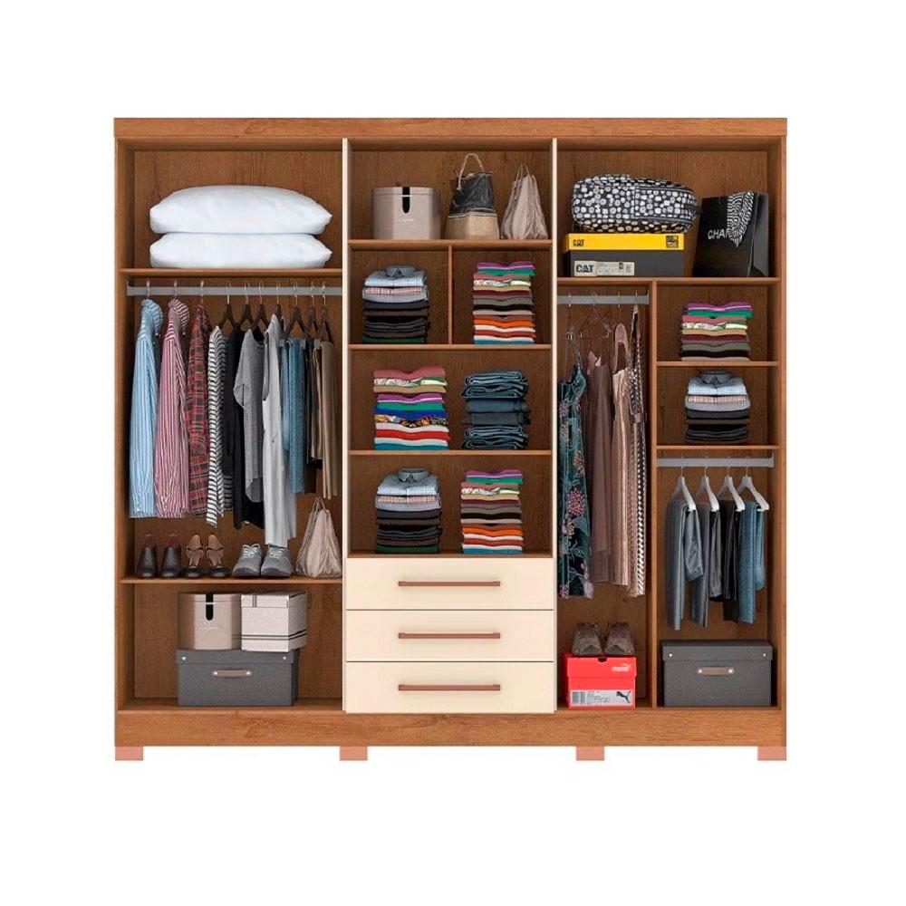 Guarda-Roupas Paris New 6 Portas e 3 Gavetas Atualle - 3