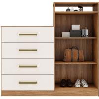 Cômoda Áurea 4 Gavetas e 2 Portas com Nicho 4290 Demóbile - 5