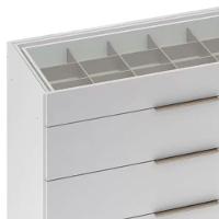 Cômoda Lume 1 Porta e 5 Gavetas com Porta Jóia D5130 Demóbile - 3