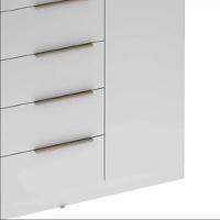 Cômoda Lume 1 Porta e 5 Gavetas com Porta Jóia D5130 Demóbile