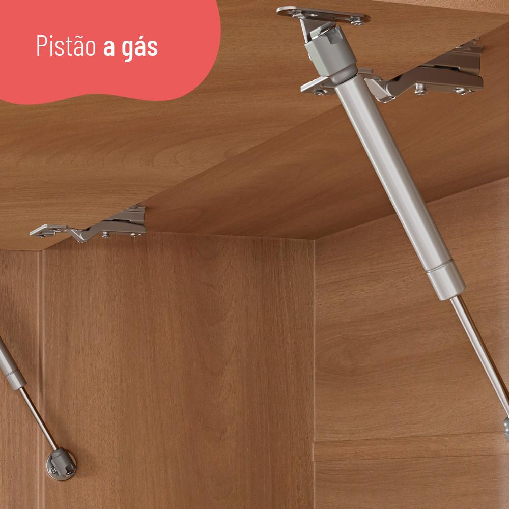 Armário Aéreo 80cm Sálvia 1 Porta Basculante 908001 Telasul - 4