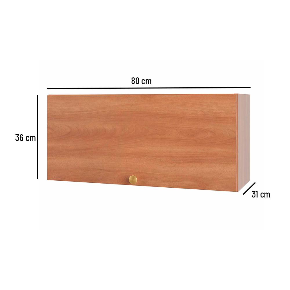 Armário Aéreo 80cm Sálvia 1 Porta Basculante 908001 Telasul - 6