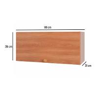 Armário Aéreo 80cm Sálvia 1 Porta Basculante 908001 Telasul - 6