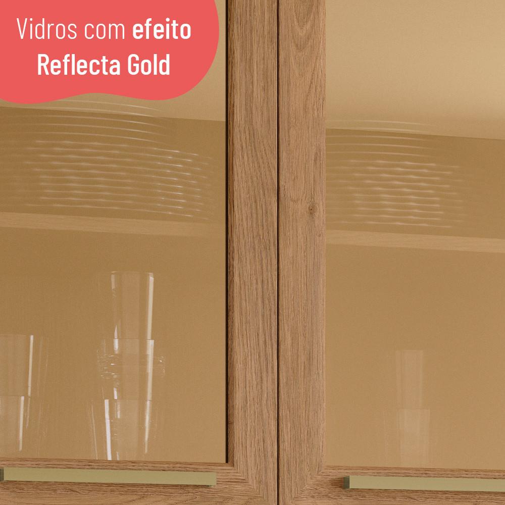 Paneleiro 70cm Sálvia 4 Portas com Espaço para Micro-Ondas 908301 Telasul - 5