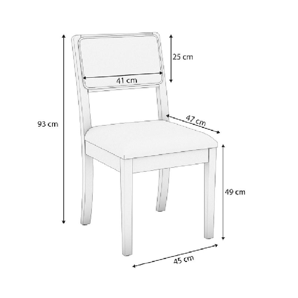 Conjunto de 2 Cadeiras de Jantar Lola 2CMM001CA Kappesberg - 4