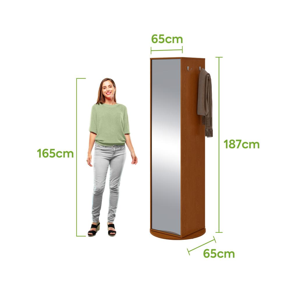 Sapateira Esthela com Espelho e Base Giratória Móveis Lopas - 7