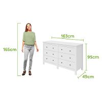 Cômoda Maggiore 6 Gavetas com Estilo Retrô Móveis Lopas - 6