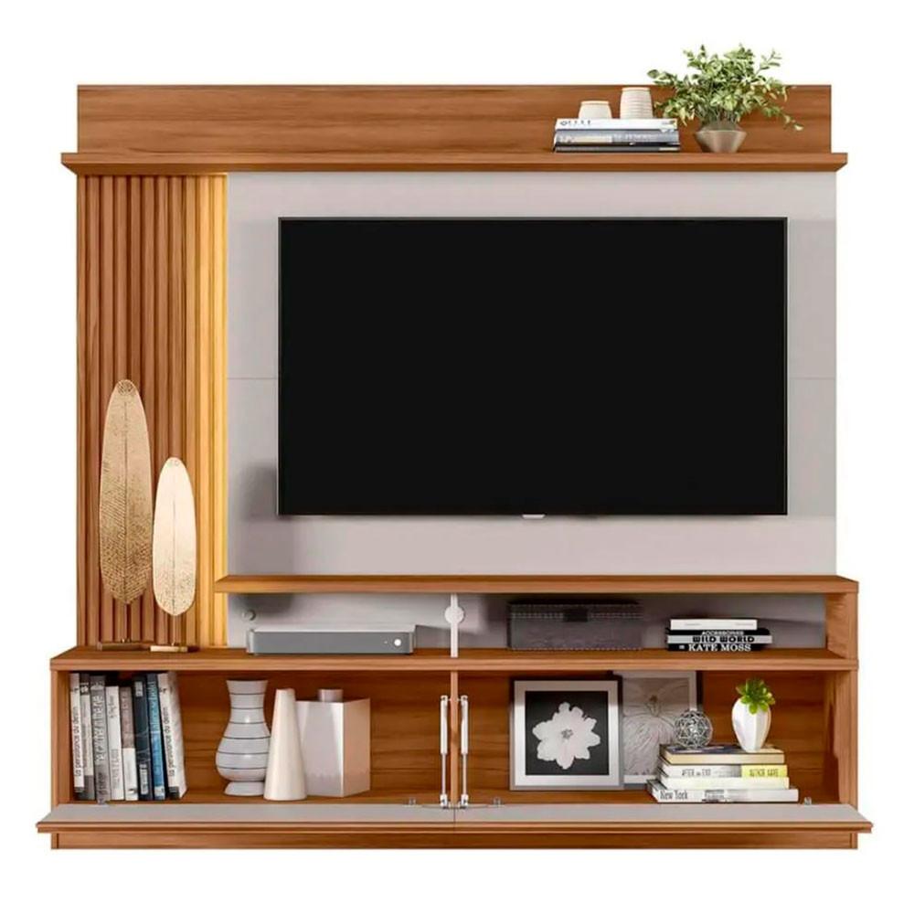 Home NT1295 183cm para Tv Até 60 Polegadas com Detalhe Ripado e Pés Notável - 4