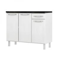 Balcão Triplo Esmeralda 3 Gavetas Com Tampo 820108 Telasul - 1