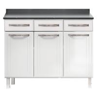 Balcão Triplo Esmeralda 3 Gavetas Com Tampo 820108 Telasul - 4