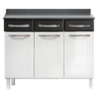 Balcão Triplo Esmeralda 3 Gavetas Com Tampo 820108 Telasul - 1