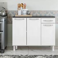 Balcão Triplo Smart Esmeralda 1 Gaveta com Tampo 15MM 820134 Telasul - 1