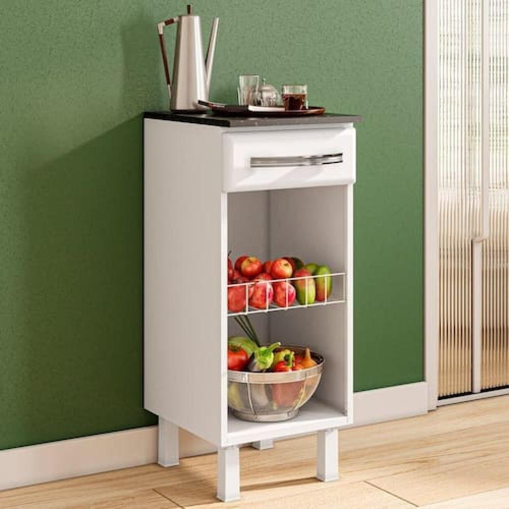 Fruteira 800517 com 1 Gaveta e 1 Cesto Aramado Telasul - 1