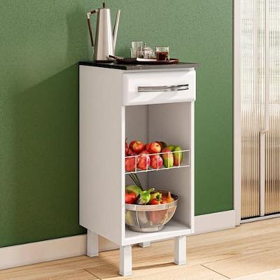 Fruteira 800517 com 1 Gaveta e 1 Cesto Aramado Telasul