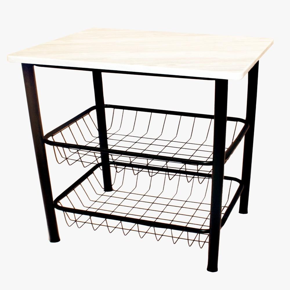 Mesa Para Microondas 55 cm Com 2 Cestos Moura - 1