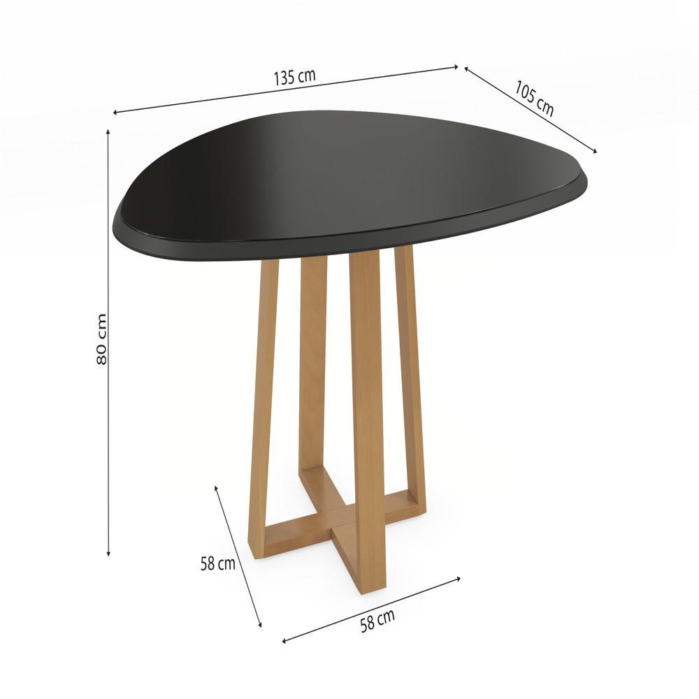 Mesa de Jantar Elma para 4 Lugares 135x105cm Kappesberg - 2