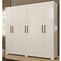 Guarda Roupa Casal Verso 6 Portas 2 Gavetas Com Pés 63320 Demóbile - 2