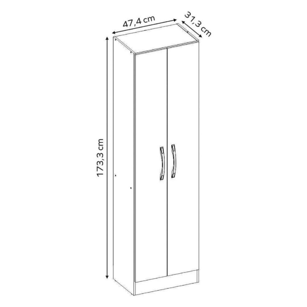 Armário Multiuso 2 Portas NT4045 Notável - 7