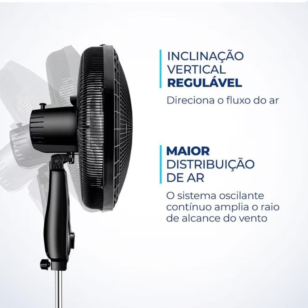 Ventilador de Coluna 40cm Super Power VSP-40C-NB Mondial - 4