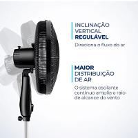 Ventilador de Coluna 40cm Super Power VSP-40C-NB Mondial