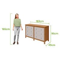 Cômoda Maggiore 6 Gavetas com Estilo Retrô Lopas - 7