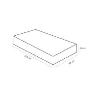 Colchão Solteiro de Espuma Airtech 100 D33 Ortopillow 88X188X28cm Eps Ortobom - 3