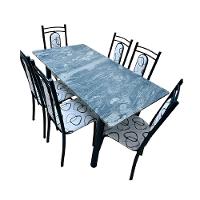 Conjunto Mesa de Jantar Tubular Veneza Gran 140x75cm com 6 Cadeiras 1031 Thais - 2